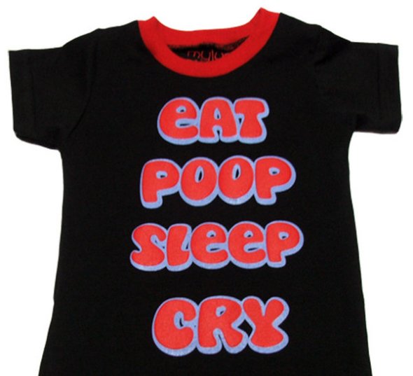 eat poop sleep cry